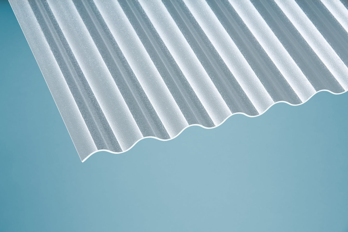 Profilplatte Polycarbonat 2,5mm Deluxe C klar - Hagelfest & robust für Terrassen und Carports - Plattenprofi24