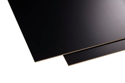 Hochwertige 6mm HPL Schichtstoffplatten in Schwarz für stabile und witterungsbeständige Projekte
