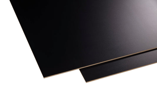 Hochwertige 6mm HPL Schichtstoffplatten in Schwarz für stabile und witterungsbeständige Projekte