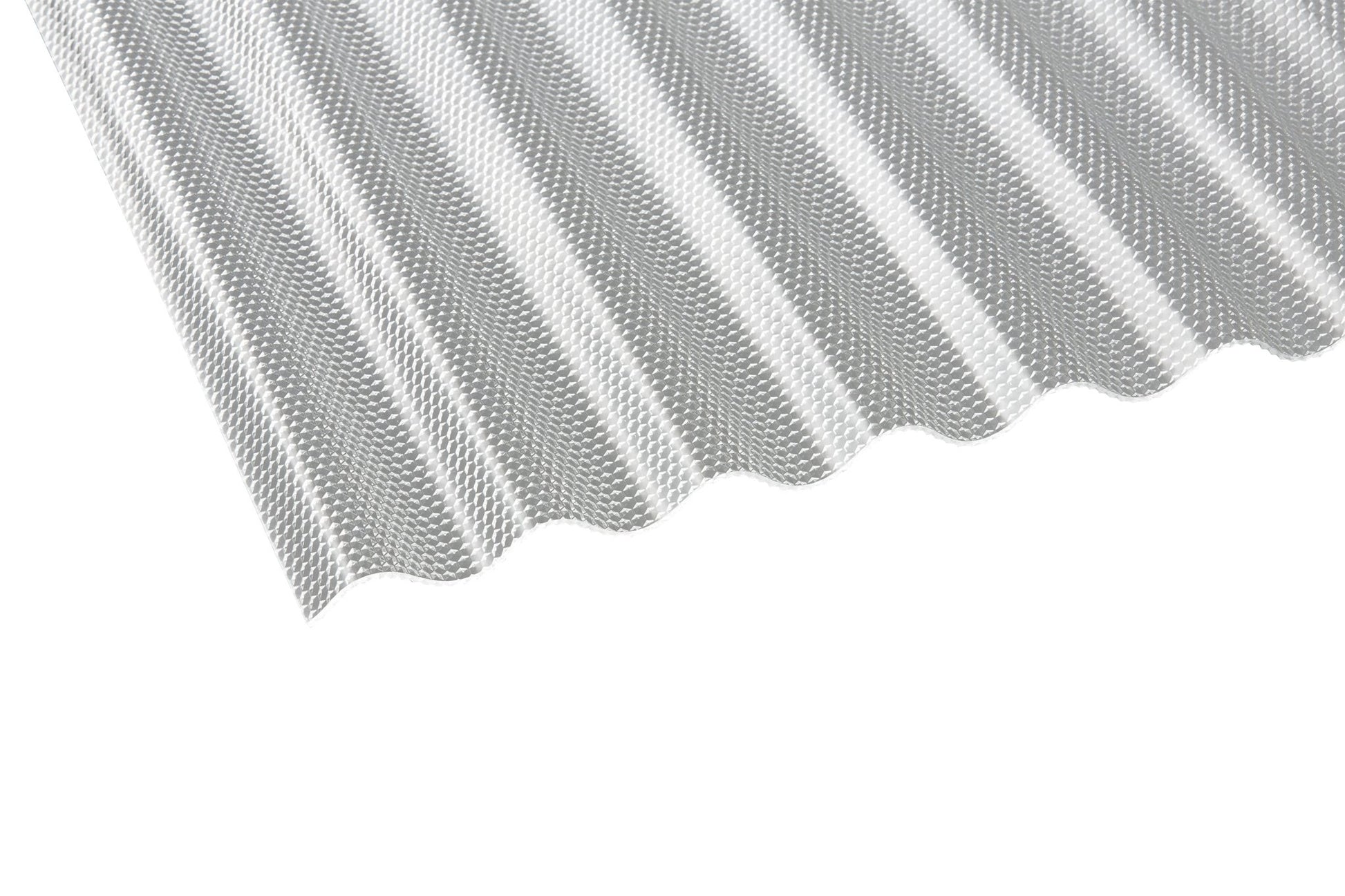 Profilplatte Acryl 3mm Premium Wabe klar - lichtdurchlässig, bruchsicher & elegant, - Plattenprofi24