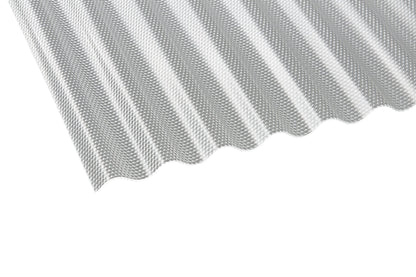 Profilplatte Acryl 3mm Premium Wabe klar - lichtdurchlässig, bruchsicher & elegant, - Plattenprofi24