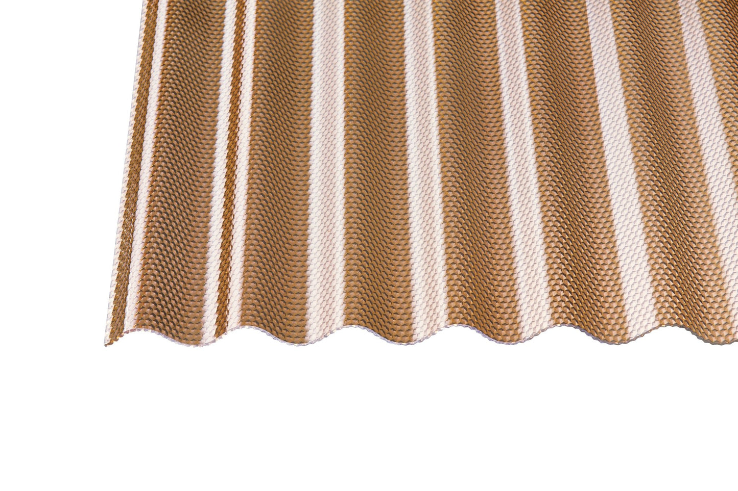 Profilplatte Acryl 3mm Premium Wabe bronze - lichtdurchlässig, bruchsicher & elegant - Plattenprofi24