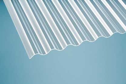 Profilplatte Acryl 3mm Premium klar - Lichtdurchlässigkeit, bruchsicher & elegant - Plattenprofi24