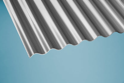 Profilplatte Acryl 3mm Premium Wabe graphit - hohe Schlagfestigkeit, maximale Lichtdurchlässigkeit - Plattenprofi24