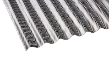 Profilplatte Acryl 3mm Premium Wabe graphit - hohe Schlagfestigkeit, maximale Lichtdurchlässigkeit - Plattenprofi24