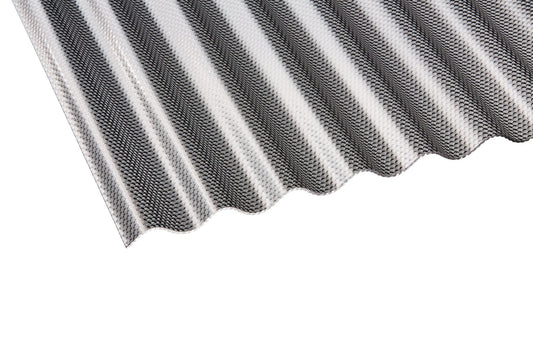 Profilplatte Acryl 3mm Premium Wabe graphit - hohe Schlagfestigkeit, maximale Lichtdurchlässigkeit - Plattenprofi24