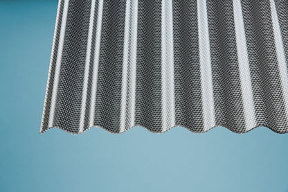 Profilplatte Acryl 3mm Premium Wabe graphit - hohe Schlagfestigkeit, maximale Lichtdurchlässigkeit - Plattenprofi24