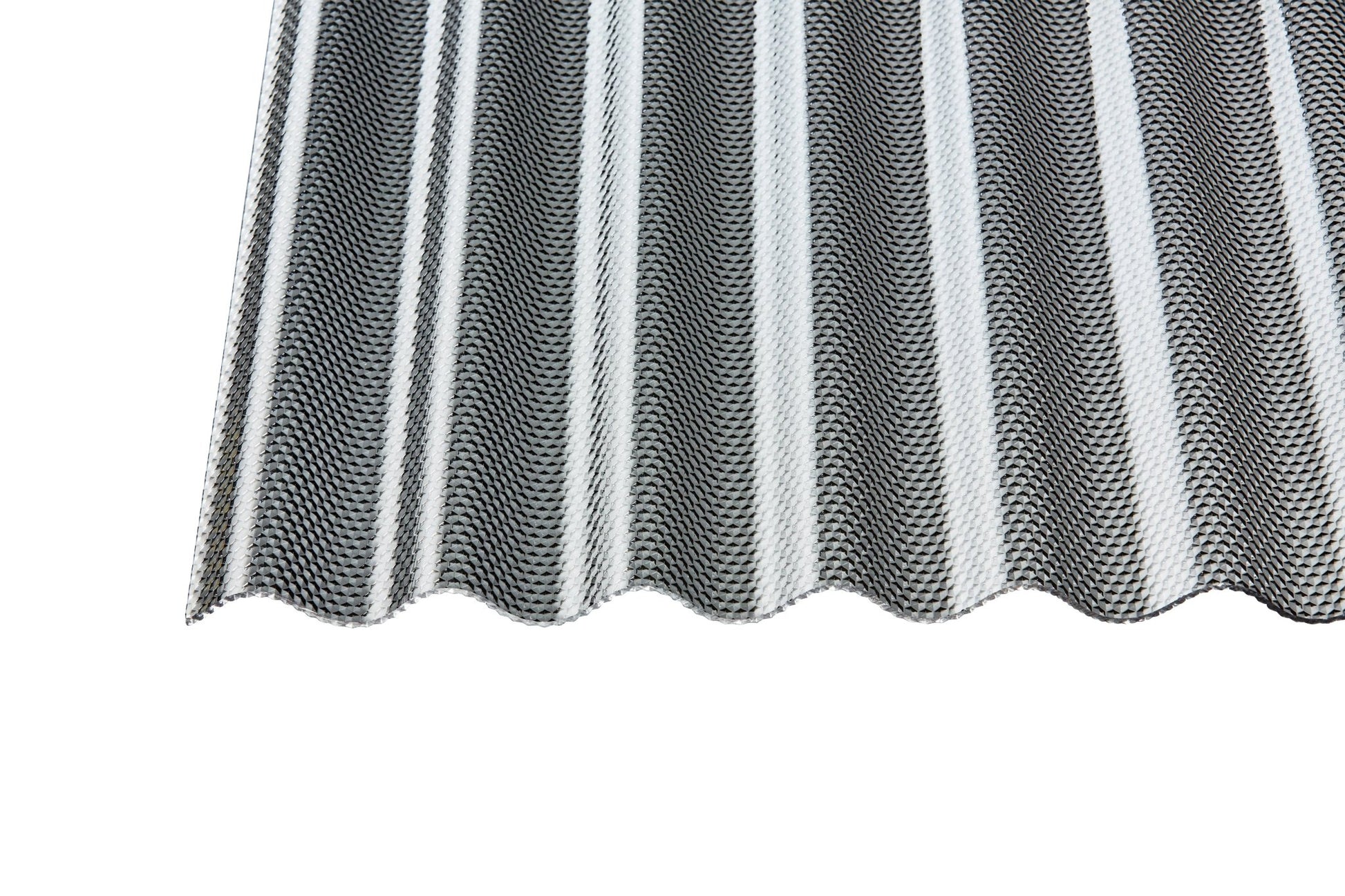 Profilplatte Acryl 3mm Premium Wabe graphit - hohe Schlagfestigkeit, maximale Lichtdurchlässigkeit - Plattenprofi24