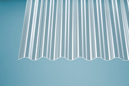 Profilplatte Acryl 1,5mm Basic S klar - für stabile und elegante Überdachungen - Plattenprofi24