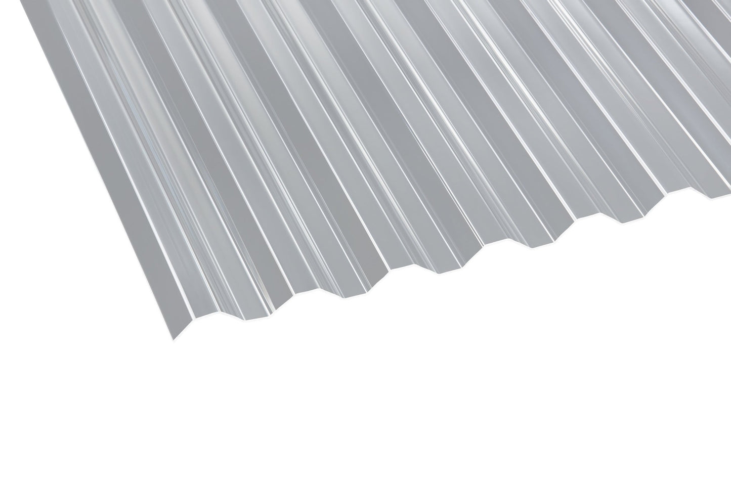 Profilplatte Acryl 1,5mm Basic T klar - Trapez, für stabile und elegante Überdachungen - Plattenprofi24