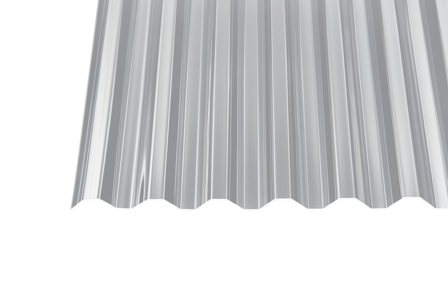 Profilplatte Acryl 1,5mm Basic T klar - Trapez, für stabile und elegante Überdachungen - Plattenprofi24