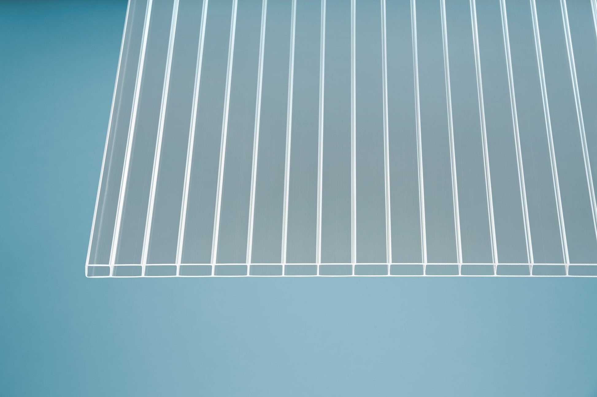 Hohlkammerplatte Acryl 16mm Premium klar - hochwertige Bauprojekte mit Anti-Drop Technologie - Plattenprofi24