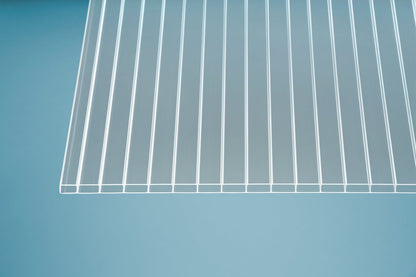 Hohlkammerplatte Acryl 16mm Premium klar - hochwertige Bauprojekte mit Anti-Drop Technologie - Plattenprofi24