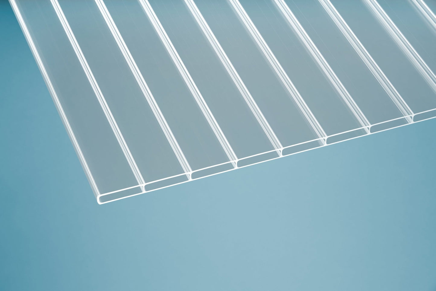 Hohlkammerplatte Acryl 16mm Deluxe 16/64 klar - Anti-Drop Technologie und elegantes Design - Plattenprofi24
