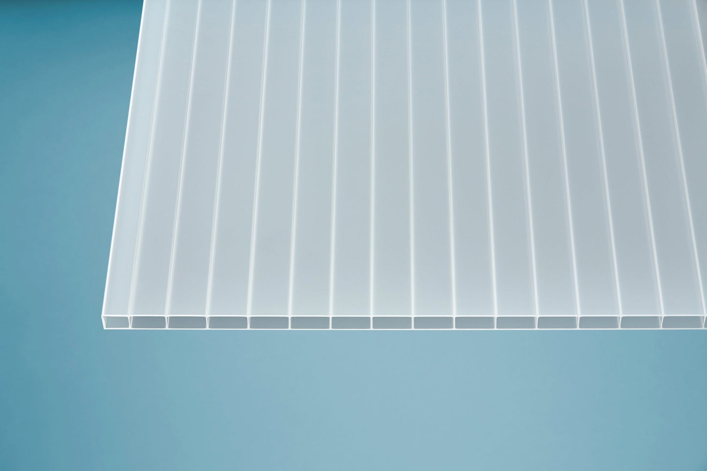 Hohlkammerplatte Acryl 16mm Premium opal - hochwertige Bauprojekte mit Anti-Drop Technologie - Plattenprofi24