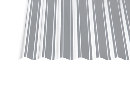 Profilplatte Polycarbonat 0,8mm Basic S klar - Lösung für leichte, lichtdurchlässige Überdachungen - Plattenprofi24