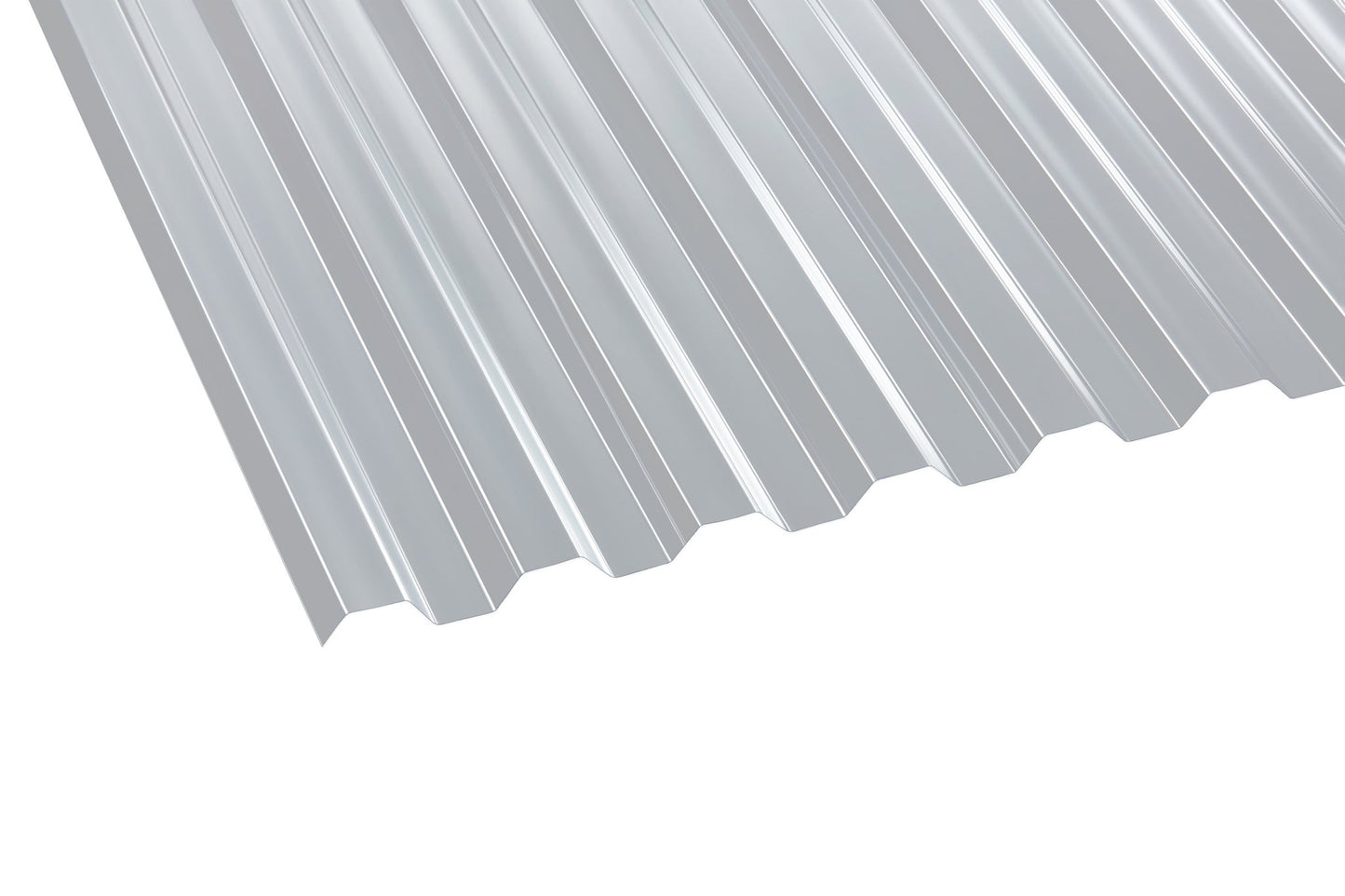 Profilplatte Polycarbonat 0,8mm Basic Trapez klar - Lösung für leichte, lichtdurchlässige Überdachung - Plattenprofi24