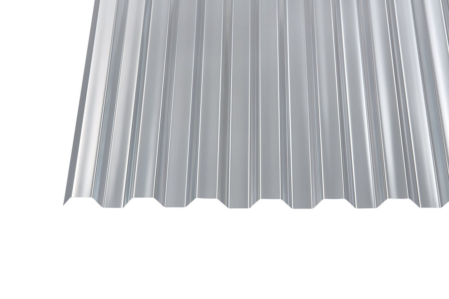 Profilplatte Polycarbonat 0,8mm Basic Trapez klar - Lösung für leichte, lichtdurchlässige Überdachung - Plattenprofi24