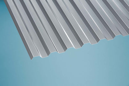Profilplatte Polycarbonat 0,8mm Basic Thermic grau - Ideal für moderne Überdachungen mit Hitzeschutz - Plattenprofi24