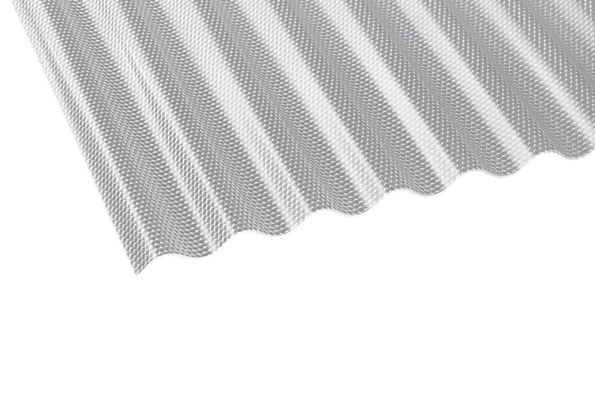 Profilplatte Polycarbonat 2,6mm Deluxe Wabe klar - Hagelfest & robust für Terrassen und Carports - Plattenprofi24