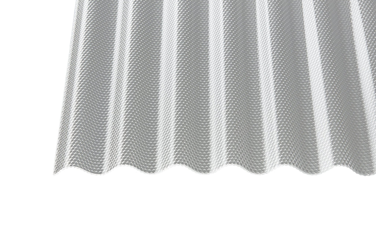 Profilplatte Polycarbonat 2,6mm Deluxe Wabe klar - Hagelfest & robust für Terrassen und Carports - Plattenprofi24
