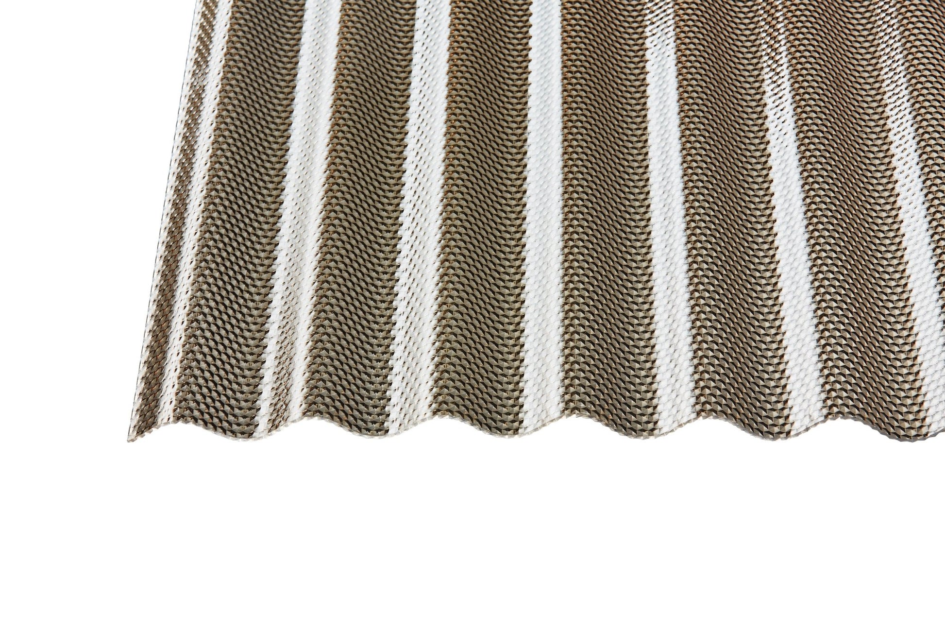 Profilplatte Polycarbonat 2,6mm Deluxe Wabe bronze - Hagelfest & robust für Terrassen und Carports - Plattenprofi24