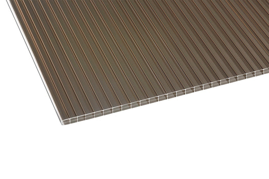 Hohlkammerplatte Polycarbonat 16mm Premium bronze - Qualität, Leistung, Zuverlässigkeit - Plattenprofi24