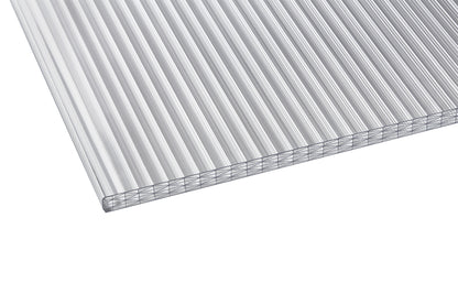 Hohlkammerplatte Polycarbonat 25mm opal Hitzeschutz Terrassenüberdachung Plattenprofi24