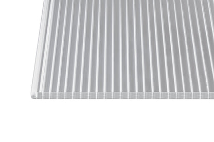 Hohlkammerplatte Polycarbonat 25mm Deluxe Thermo klar - beidseitiger UV-Schutz & hohe Stabilität - Plattenprofi24