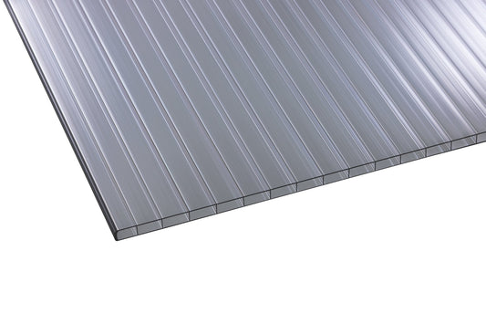 Hohlkammerplatte Polycarbonat 16mm Deluxe Esthetics graphit - Höchste Qualität & zeitlose Eleganz - Plattenprofi24