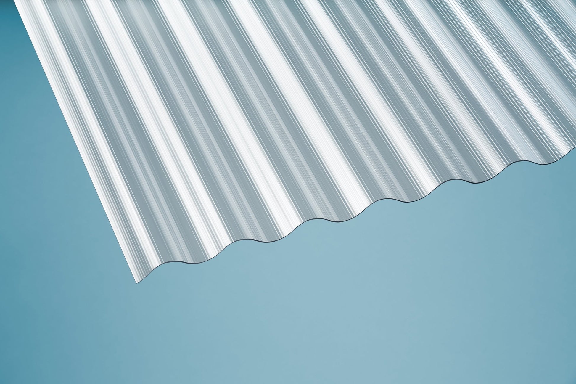 Profilplatte Polycarbonat 1,4mm Deluxe S klar - robust, schlagfest und wetterbeständig - Plattenprofi24