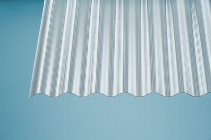 Profilplatte Polycarbonat 1,4mm Deluxe S klar - robust, schlagfest und wetterbeständig - Plattenprofi24