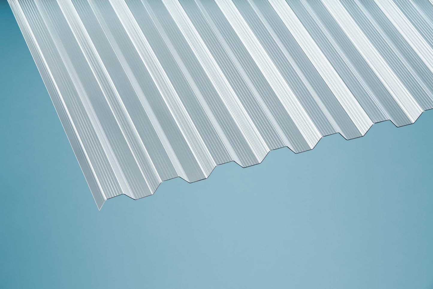 Profilplatte Polycarbonat 1,4mm Deluxe T klar - Trapez, robust, schlagfest und wetterbeständig - Plattenprofi24