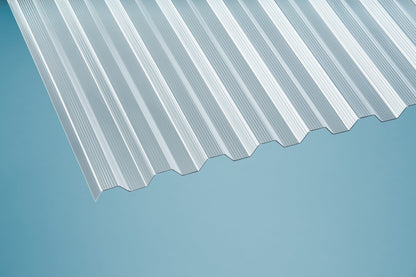 Profilplatte Polycarbonat 1,4mm Deluxe T klar - Trapez, robust, schlagfest und wetterbeständig - Plattenprofi24