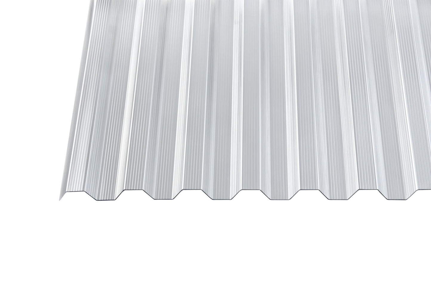 Profilplatte Polycarbonat 1,4mm Deluxe T klar - Trapez, robust, schlagfest und wetterbeständig - Plattenprofi24