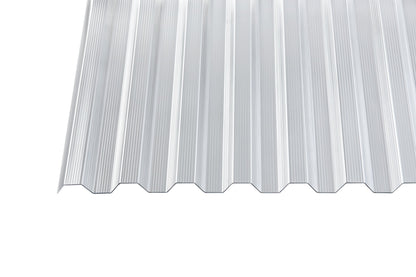 Profilplatte Polycarbonat 1,4mm Deluxe T klar - Trapez, robust, schlagfest und wetterbeständig - Plattenprofi24
