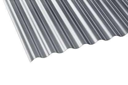 Profilplatte Polycarbonat 1,4mm Deluxe S anthrazit - robust, schlagfest und wetterbeständig - Plattenprofi24
