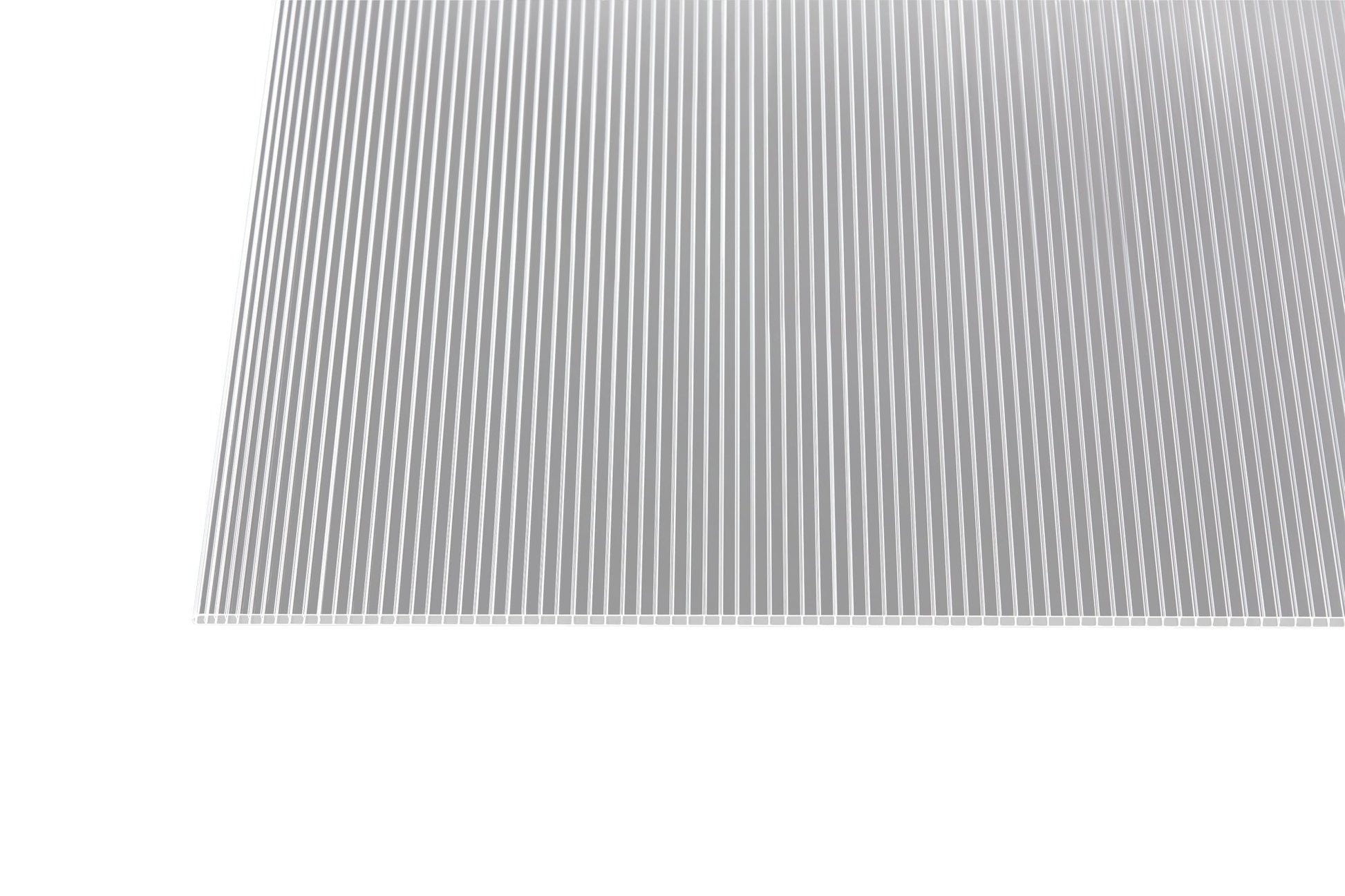 Hohlkammerplatte Polycarbonat 6mm Basic klar - Qualität, Leichtigkeit, Kosteneffizienz - Plattenprofi24