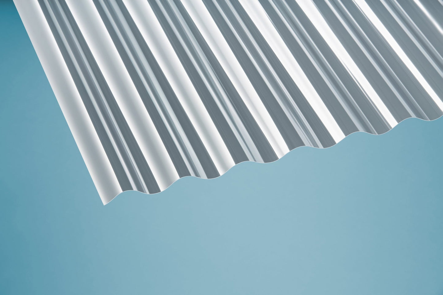 Profilplatte PET 1,1mm Basic Sinus klar - Profil für moderne, umweltbewusste Dacheindeckungen - Plattenprofi24