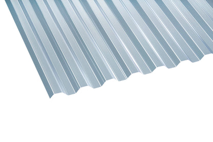 Profilplatte PET 1,1mm Basic Trapez klar - nachhaltig, stabil, flexibel & umweltfreundlich - Plattenprofi24