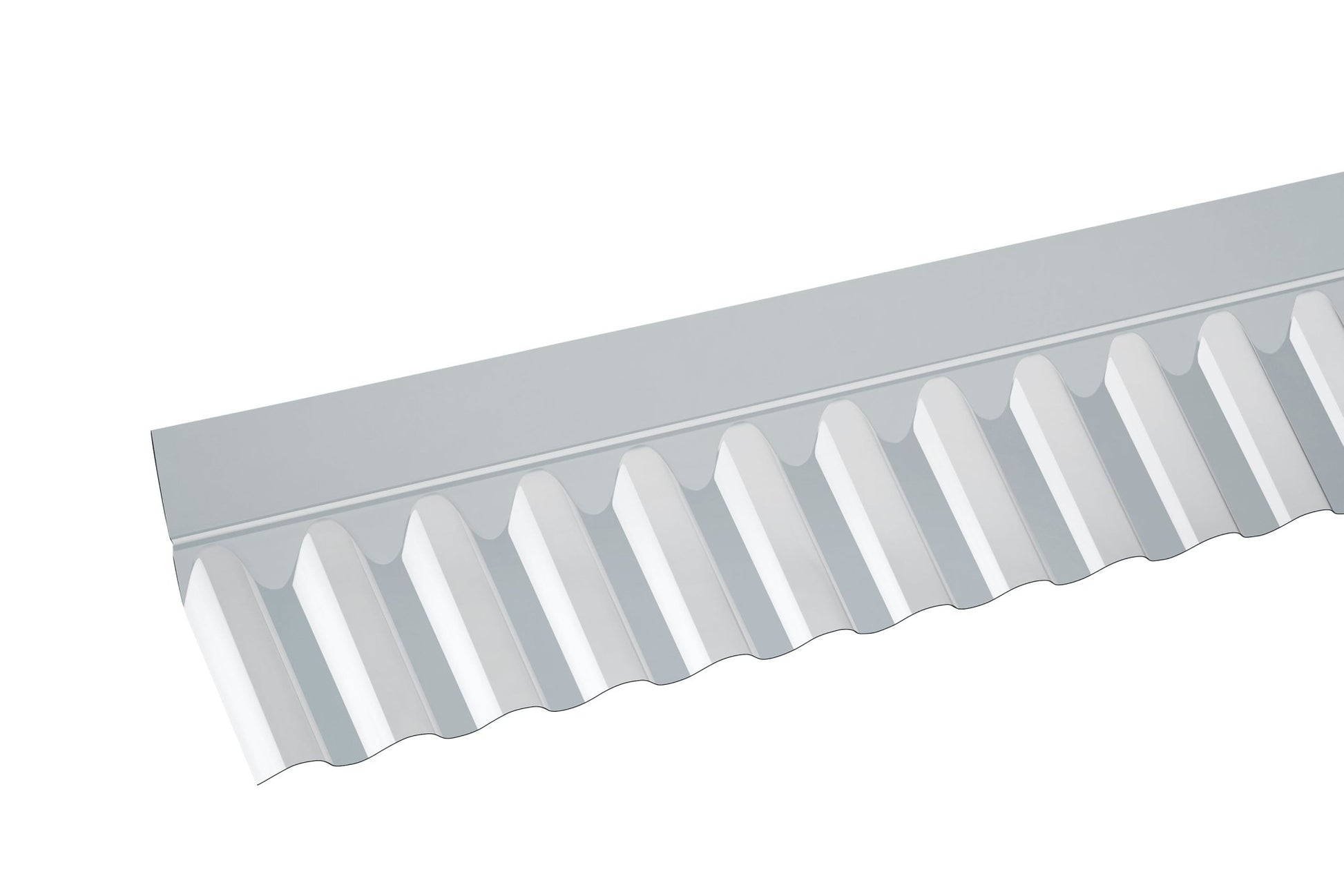 Transparenter Acryl-Wandanschluss für Sinus 76/18 Profilplatten - Plattenprofi24