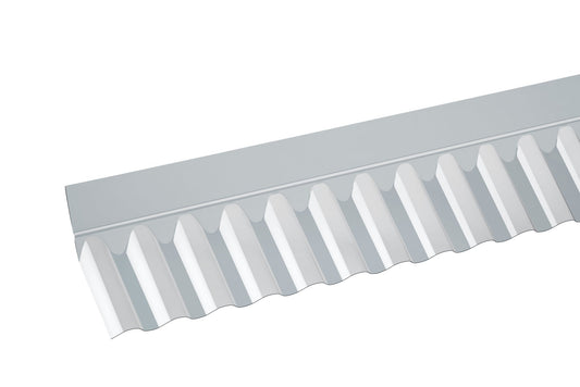Transparenter Acryl-Wandanschluss für Sinus 76/18 Profilplatten - Plattenprofi24