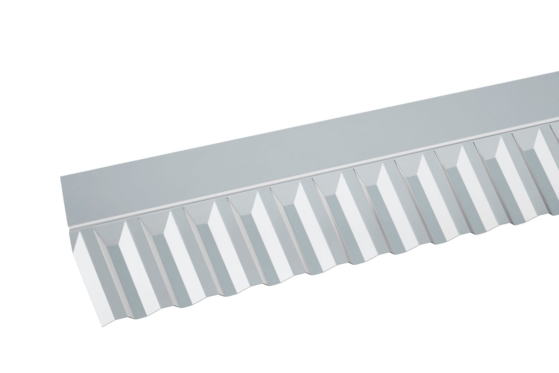 Transparenter Acryl-Wandanschluss für Trapez 76/18 Profilplatten - Plattenprofi24