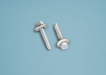Edelstahl-Schrauben 3/8" mit Dichtung für sichere Befestigung von Oberteilen auf Metallprofilen - Plattenprofi24