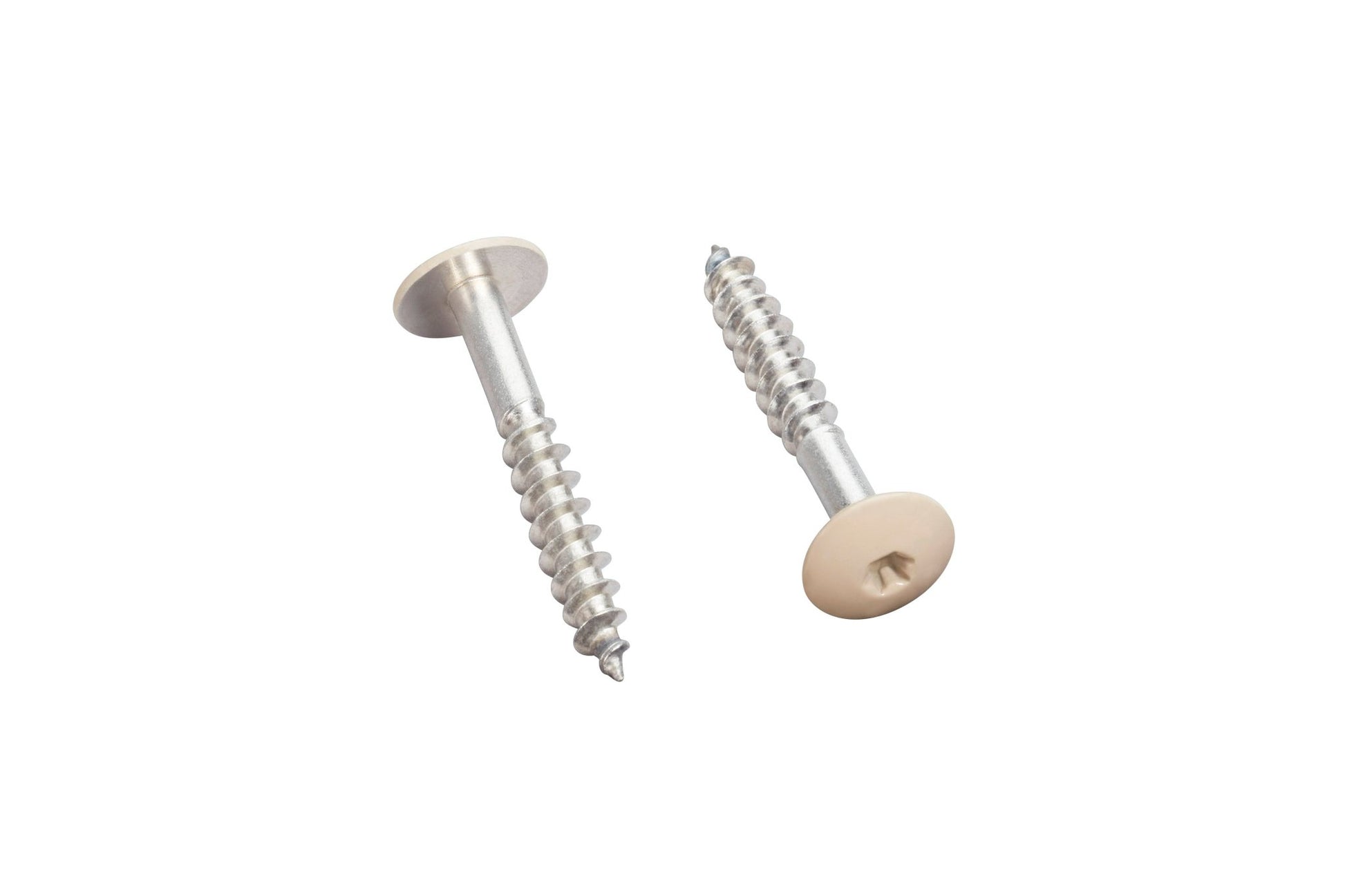 Montageschrauben HPL Platten 35x5,5 mm – V4A Edelstahl, Torx T20, beige lackiert - Plattenprofi24