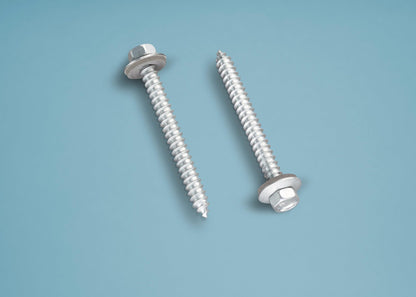 Sechskantschrauben Edelstahl 6,5 mm verzinkt – für Profilplatten & Abstandhalter - Plattenprofi24