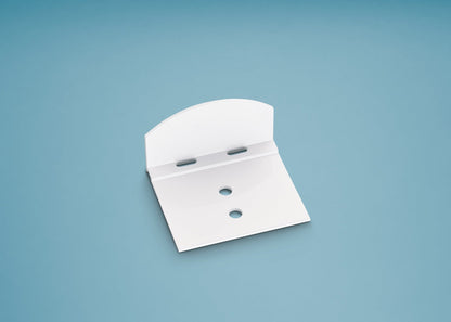 Aluminium Abschluss-Haltewinkel Set in Weiß für 10 mm Hohlkammerplatten - Plattenprofi24