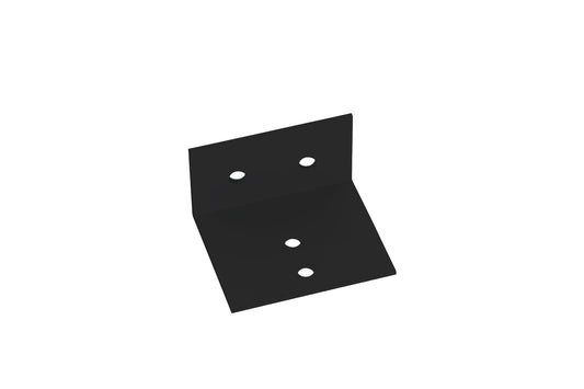 Aluminium Abschluss-Haltewinkel in Anthrazit für 16 mm Hohlkammerplatten - Plattenprofi24