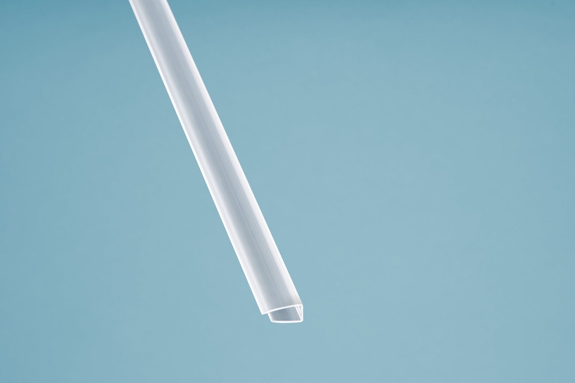 H-Profil aus transparentem Polycarbonat für stabile Wandverbindungen von 6 mm Hohlkammerplatten - Plattenprofi24