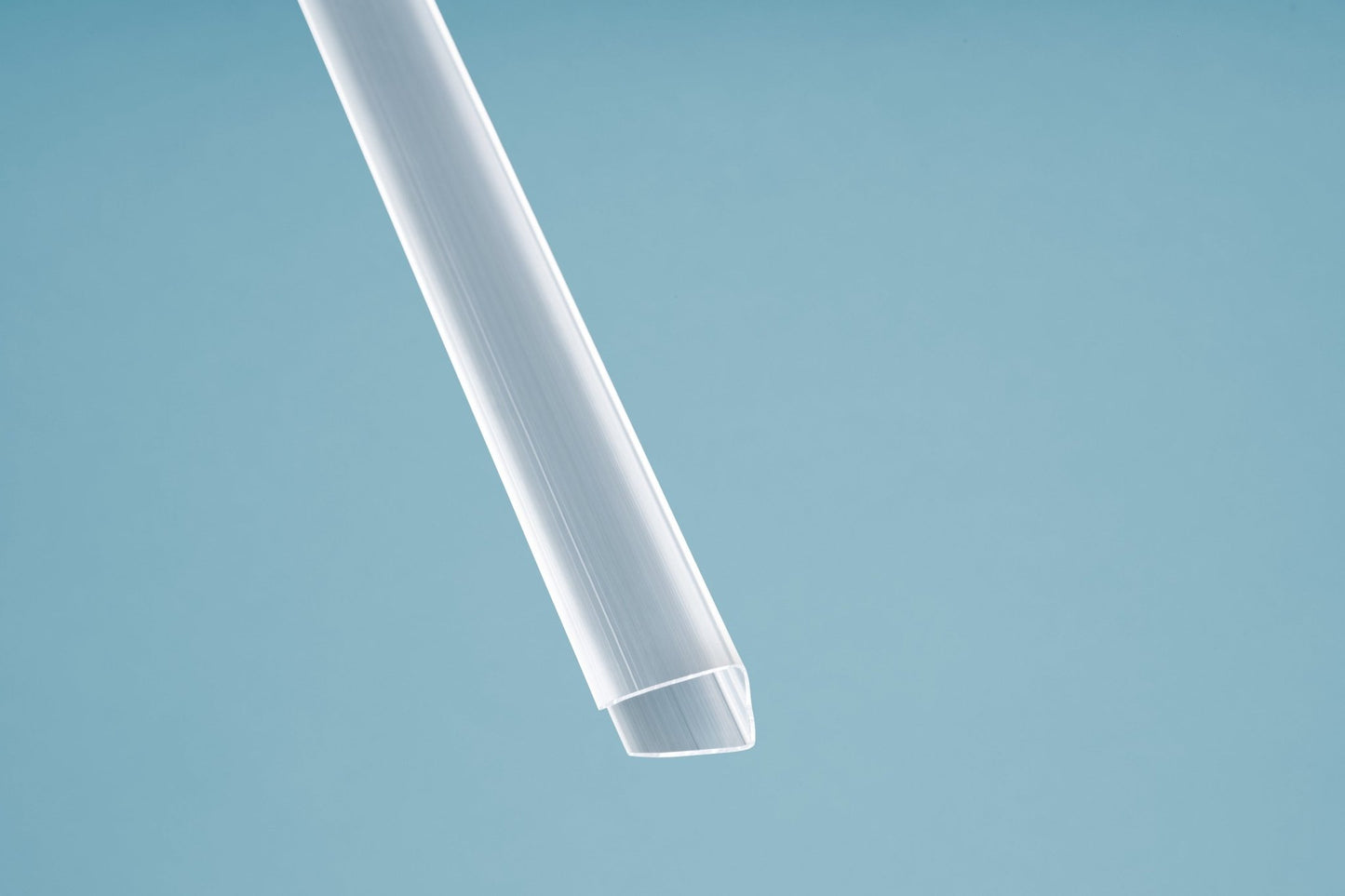 U-Profil aus transparentem Polycarbonat, für 16 mm Hohlkammerplatten im Wandbereich - Plattenprofi24